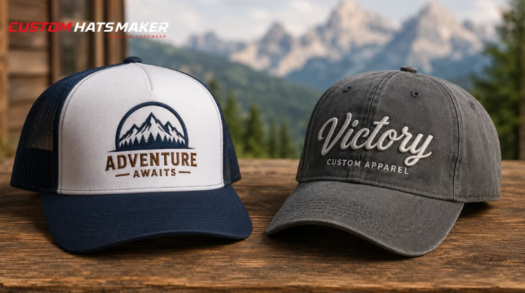 Custom Trucker Hats vs. Baseball Hats